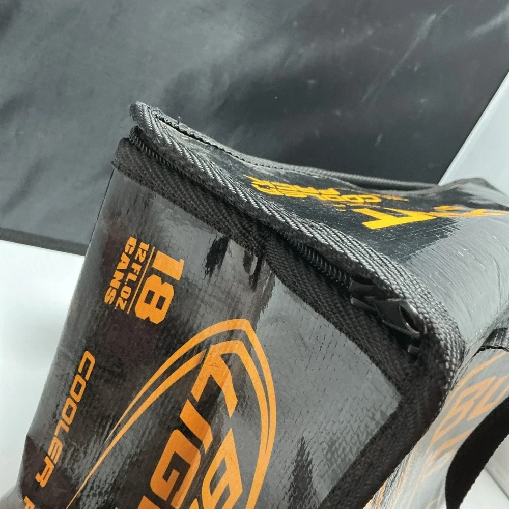2009 Bud‎ Light Cooler Pack, Holds 18 Cans - Black w/ Yellow Text Variant HTF